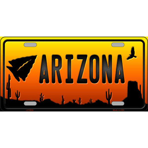 Arrowhead Arizona Scenic Novelty Wholesale Metal License Plate