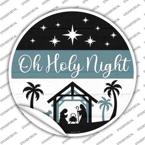 Oh Holy Night Wholesale Novelty Circle Sticker Decal