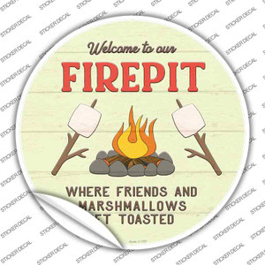 Welcome to our Firepit Wholesale Novelty Circle Sticker Decal