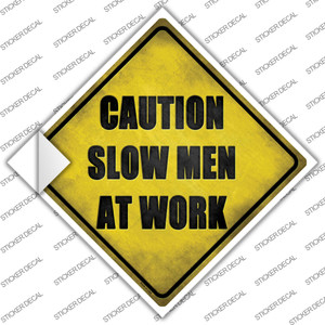 Slow Men At Work Wholesale Novelty Diamond Sticker Decal