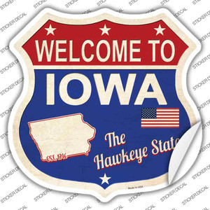 Iowa Established Wholesale Novelty Highway Shield Sticker Decal