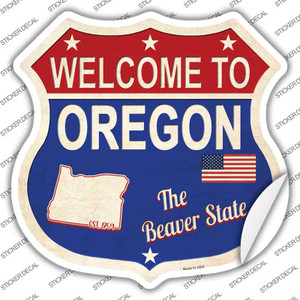 Oregon Established Wholesale Novelty Highway Shield Sticker Decal