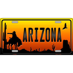 Rodeo Arizona Scenic Novelty Wholesale Metal License Plate