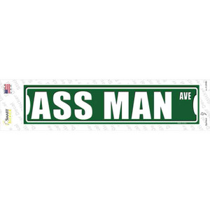 Ass Man Avenue Wholesale Novelty Small Narrow Sticker Decal