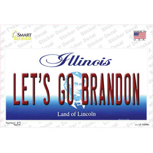 Lets Go Brandon IL Wholesale Novelty Sticker Decal