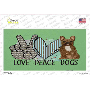 Peace Love Dogs Wholesale Novelty Sticker Decal