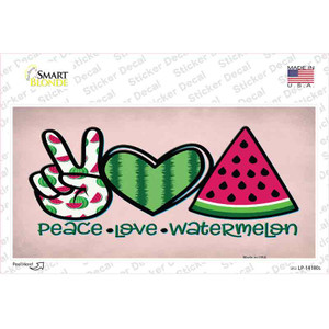 Peace Love Watermelon Wholesale Novelty Sticker Decal