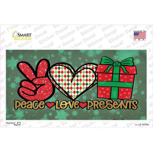 Peace Love Presents Wholesale Novelty Sticker Decal