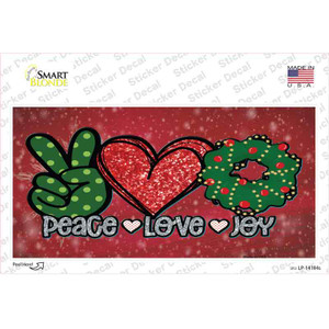 Peace Love Joy Wholesale Novelty Sticker Decal