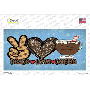 Peace Love Cocoa Wholesale Novelty Sticker Decal
