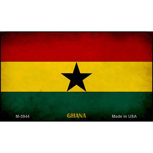 Ghana Flag Wholesale Novelty Metal Magnet