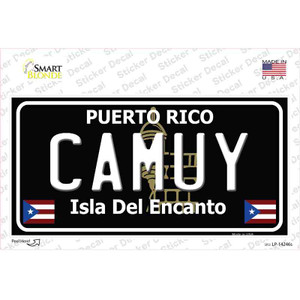 Camuy Puerto Rico Black Wholesale Novelty Sticker Decal