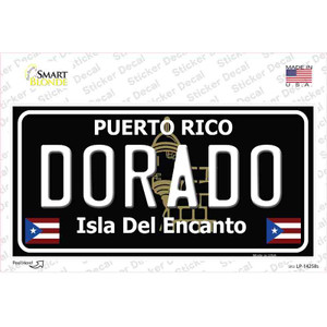 Dorado Puerto Rico Black Wholesale Novelty Sticker Decal