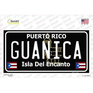 Guanica Puerto Rico Black Wholesale Novelty Sticker Decal