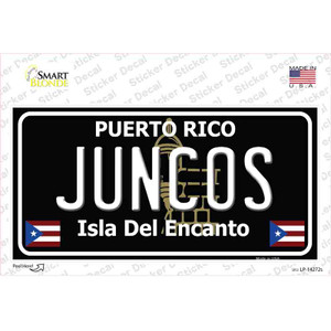 Juncos Puerto Rico Black Wholesale Novelty Sticker Decal