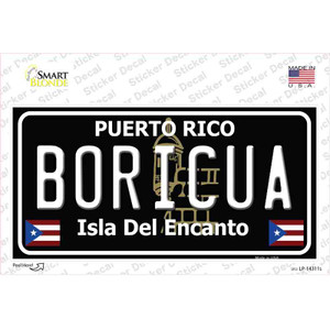 Boricua Puerto Rico Black Wholesale Novelty Sticker Decal