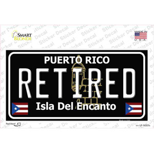 Retired Puerto Rico Black Wholesale Novelty Sticker Decal