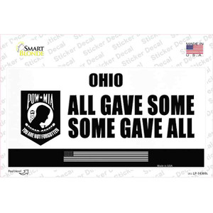 Ohio POW MIA Some Gave All Wholesale Novelty Sticker Decal