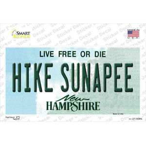 Hike Sunapee New Hampshire Wholesale Novelty Sticker Decal