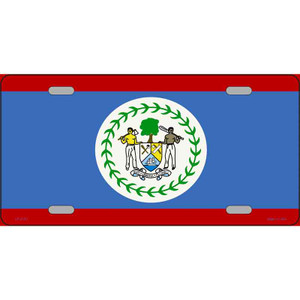 Belize Flag Wholesale Metal Novelty License Plate