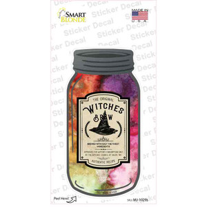 The Original Witches Brew Wholesale Novelty Mason Jar Sticker Decal