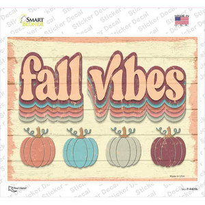 Fall Vibes Pumpkins Wholesale Novelty Rectangle Sticker Decal