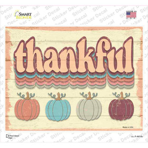 Thankful Pumpkins Wholesale Novelty Rectangle Sticker Decal