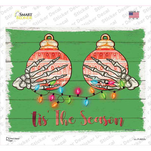 Tis the Season Ornaments Wholesale Novelty Rectangle Sticker Decal