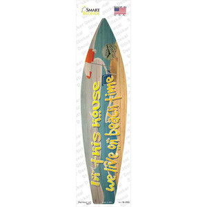 We Live On Beach Time Wholesale Novelty Surfboard Sticker Decal
