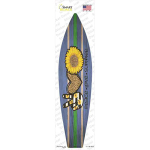 Peace Love Sunflower Wholesale Novelty Surfboard Sticker Decal