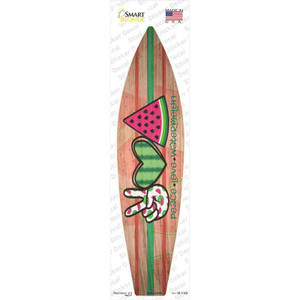 Peace Love Watermelon Wholesale Novelty Surfboard Sticker Decal