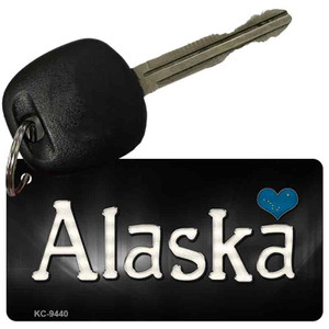 Alaska Flag Script Wholesale Novelty Key Chain