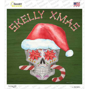 Skelly Xmas Wholesale Novelty Square Sticker Decal