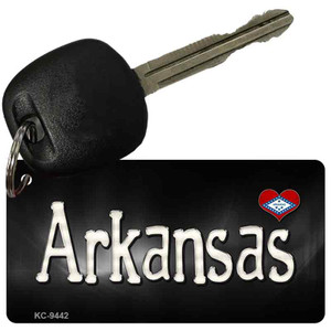 Arkansas Flag Script Wholesale Novelty Key Chain