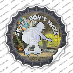 Skate Dont Hate Wholesale Novelty Bottle Cap Sticker Decal