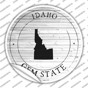 Idaho Gem State Wholesale Novelty Circle Sticker Decal