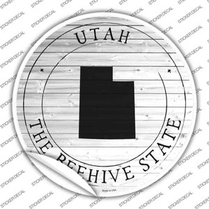 Utah Beehive State Wholesale Novelty Circle Sticker Decal