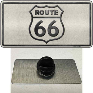Route 66 Shield White Wholesale Novelty Metal Hat Pin