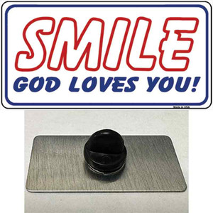 Smile God Loves You Wholesale Novelty Metal Hat Pin