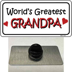Worlds Greatest Grandpa Wholesale Novelty Metal Hat Pin
