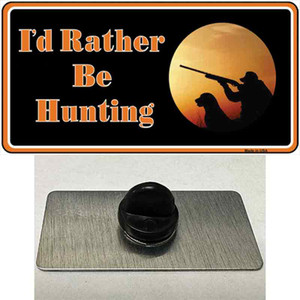 Id Rather Be Hunting Wholesale Novelty Metal Hat Pin