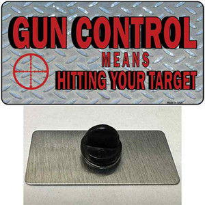 Gun Control Wholesale Novelty Metal Hat Pin