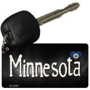 Minnesota Flag Script Wholesale Novelty Key Chain