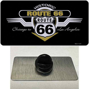 Route 66 Shield Wings Wholesale Novelty Metal Hat Pin
