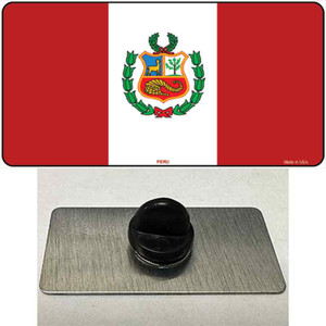Peru Flag Wholesale Novelty Metal Hat Pin