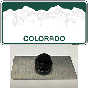 Colorado Green State Blank Wholesale Novelty Metal Hat Pin
