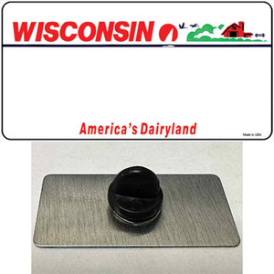 Wisconsin State Blank Wholesale Novelty Metal Hat Pin