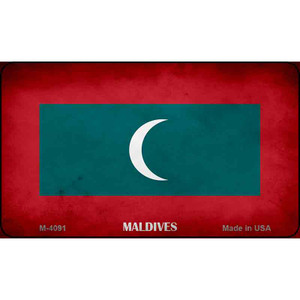 Maldives Flag Wholesale Novelty Metal Magnet