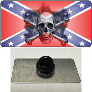 Confederate Flag Skull Wholesale Novelty Metal Hat Pin