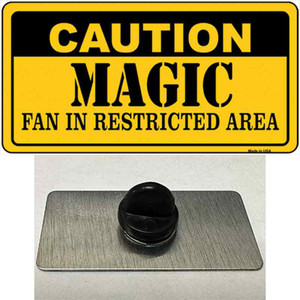 Caution Magic Fan Wholesale Novelty Metal Hat Pin